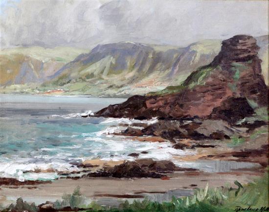 § Rowland Hill (1915-1979) Garron Point and Red Bay, County Antrim 16 x 20in.